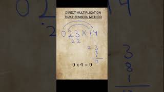 Direct method in Trachtenberg system mathogenius mathtricks [upl. by Mathias193]