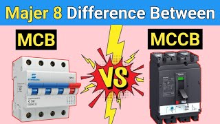 MCB amp MCCB 8 Major Differences l mcb mccb circuit breaker difference Gufranelectrical [upl. by Haraz]