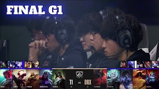 T1 vs DRX  Game 1  Grand Finals LoL Worlds 2022  DRX vs T1  G1 full game [upl. by Enymsaj]