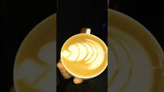 Beginner stack Tulip🌷 Latteart coffeeart coffee espresso latteart trending shorts foryou [upl. by Fruma599]