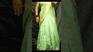 Lahenga from saree saree draping shortvideo [upl. by Tabor922]