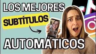 Los MEJORES SUBTÍTULOS Automáticos GRATIS para tus REELS y TIKTOKS ¡Tutorial completo [upl. by Aimas]