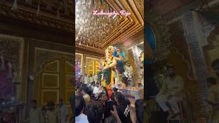 Lalbaug charan darshan in 13 hrs😱🥹 lalbaughcharaja kajalmishravlogs 1stshortvideo [upl. by Attelra799]