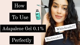 How to Use Adapalene Gel 01  Benefits of Adapalene Gel adapaleneGel skincare blackheads acne [upl. by Heber18]