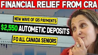 Financial Relief From CRA 2550 Automatic Deposits Of GIS Payments For All Canada Seniors [upl. by Enellek]