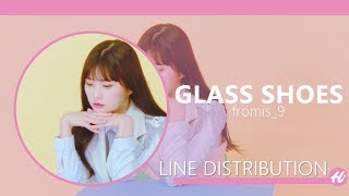 fromis9  Glass Shoes  Line Distribution [upl. by Strenta]