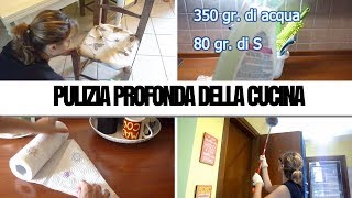 PULIZIA INTENSIVA CUCINA  La mia routine di pulizia profonda della cucina [upl. by Wallas]