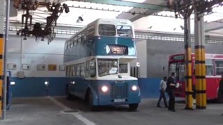 Emt de Madrid  Leyland preservado y restaurado circulando dentro del museo [upl. by Allyn964]