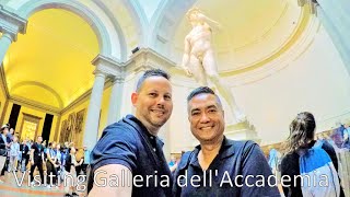 Visiting the Galleria dellAccademia  September 2019 [upl. by Nauqyaj]