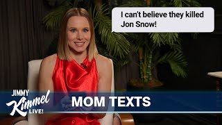 Celebrities Read Texts from Their Moms 4 [upl. by Adleme]