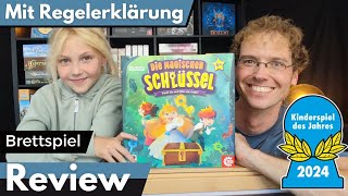 Die magischen Schlüssel – Kinderspiel des Jahres 2024  Brettspiel – Review und Regelerklärung [upl. by Adanama124]