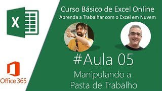 05  Manipulando a Pasta de Trabalho  Curso Básico de Excel Online [upl. by Kirbee]