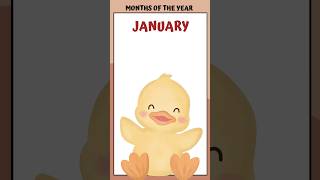 Months of the Year Song  Song for Kids viralshorts kidschorts [upl. by Rombert451]