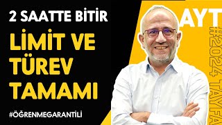 Limit ve Türev Konu Anlatımı  Tek Video öğrenmegarantili [upl. by Sucramd]