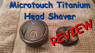 Microtouch Titanium Head Shaver Review and Demonstration [upl. by Viridissa]