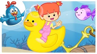 Bathtime Song The Boat Tipped Over  Lottie Dottie Chicken  Nursery Rhymes For Kids [upl. by Kenny]