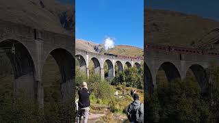 Famous Glenfinnan viaduct Scotland harrypotter train [upl. by Alegnad373]