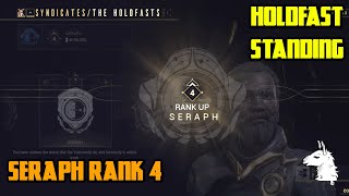 Lets Play Warframe  Building Holdfast Standing Seraph Rank [upl. by Nnaeirelav]