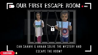 Our First ESCAPE ROOM [upl. by Ntsuj]