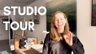 Art Studio Tour  Tour my new art studio in San Francisco [upl. by Hsur]