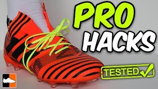 PRO Footballer Hacks Professional Tricks Tested [upl. by Slrahc]