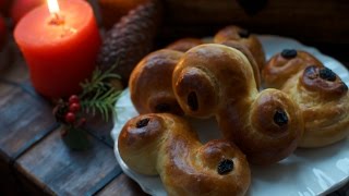 Cómo hacer Lussekatter bollos de Santa Lucía [upl. by Spaulding]