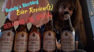 Randys Bierblog  Gerardus Lidl Special Bier Review [upl. by Ateuqirne]