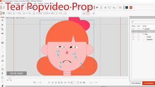 Export Tear Props to PopVideo file easy to use Cartoon Animator 4 [upl. by Whitcomb]