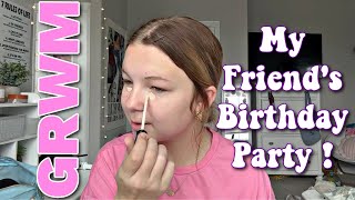 GRWM for my Friends Birthday Party Officially Leah [upl. by Trula826]