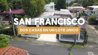 Casa en Venta en San Francisco Calle 50 1047 m2 de terreno y 2 casas por 1 [upl. by Larkin]