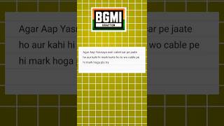 Bgmi Cabel Car Myth bgmi pubg mythbusters [upl. by Nedak]