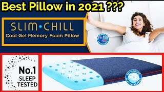 Springfit Slim Chill Pillow Review  Unboxing and Review  Back Pain Relief  Cool Gel Foam Pillow [upl. by Trometer]