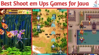 Top 10 Best Shoot em Ups Games for Java [upl. by Ahsykal]