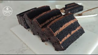 Amazing Red Wine Moist Chocolate Cake [upl. by Asilet]