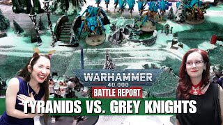 Tyranids vs Grey Knights Warhammer 40K Battle Report [upl. by Leciram391]