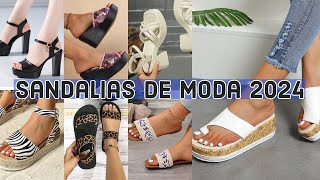 SANDALIAS primavera verano 2024sandalias modernas para mujerlos mejores modelos en tendencia [upl. by Livvie]