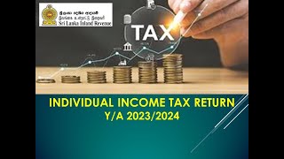 Individual Income Tax Return YA 20232024 [upl. by Connelly956]