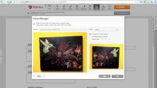 How to Add a Photo to a Document with PDFfiller [upl. by Neemsaj]