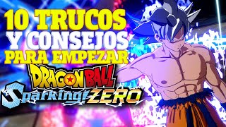 10 TRUCOS y CONSEJOS que DEBES SABER antes de EMPEZAR en DRAGON BALL SPARKING ZERO 🐉 [upl. by Yllod814]