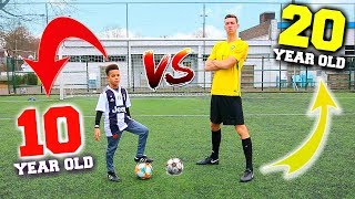 CALL OUT PENALTY CHALLENGE VS 10 YEAR OLD WONDERKID [upl. by Airbma892]