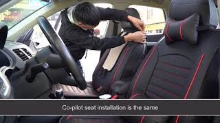 Car Seat Cover Full Set Installation Video [upl. by Mcnally]