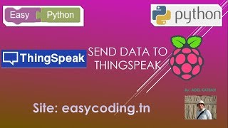 Easy Raspberry tutorial XX Send data to Thingspeak [upl. by Eellek820]