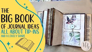 The BIG BOOK of Junk Journal Ideas  All About TipIns [upl. by Nehtanoj]