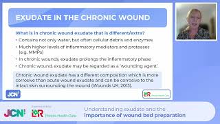 Understanding exudate and the importance of wound bed preparation [upl. by Sorci]