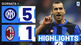 InterMilan 51  L’Inter domina il Derby della Madonnina Gol e Highlights  Serie A TIM 202324 [upl. by Tracey]