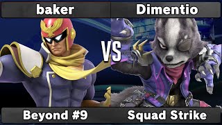 baker vs Dimentio  Squad Strike  Beyond 9 [upl. by Nnyladnarb]