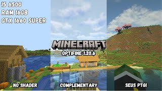 Minecraft Optifine 1206 On I5 6500 GTX 1660 Super 6GB  Test Game I5 6500 GTX 1660 Super 6GB 15 [upl. by Drarig]