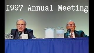 1997 Berkshire Hathaway Annual Meeting Full Version [upl. by Diego966]