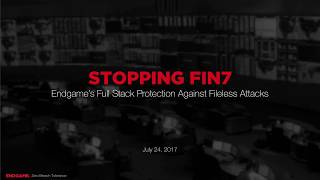 Stopping FIN7 Endgames Full Stack Protection Against Fileless Attacks [upl. by Clary500]