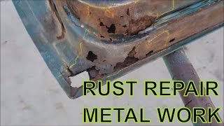 rust hole sheet metal fabrication l ford mustang [upl. by Alene]